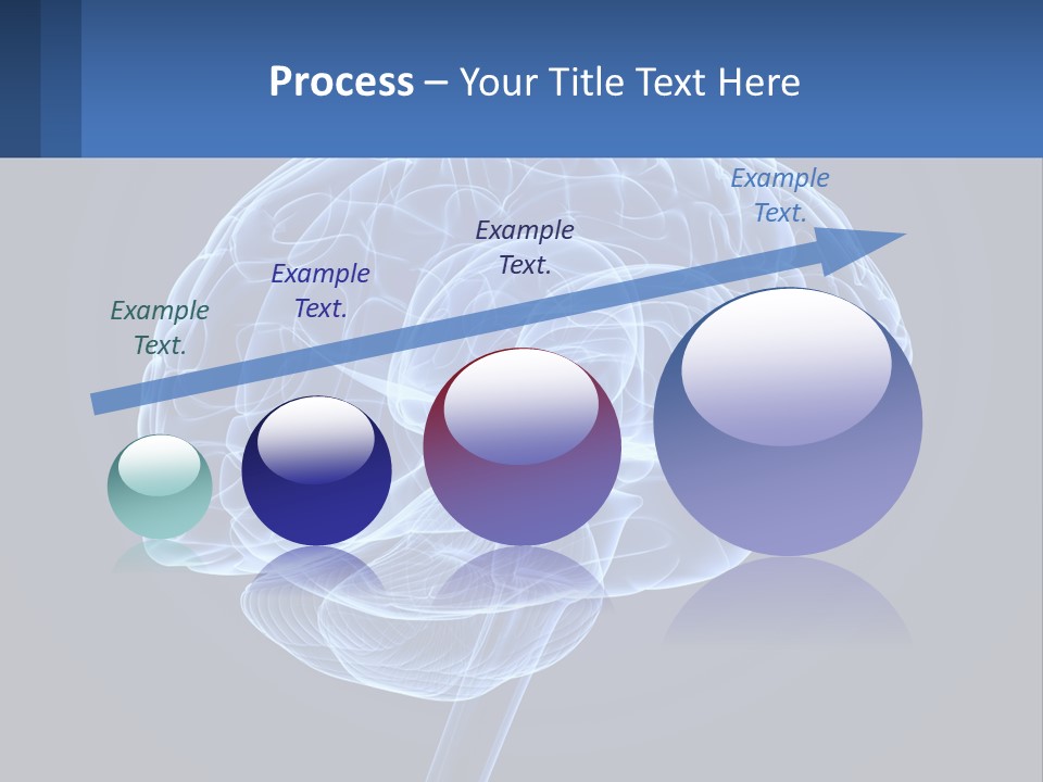 A Blue Brain Powerpoint Presentation Is Shown PowerPoint Template