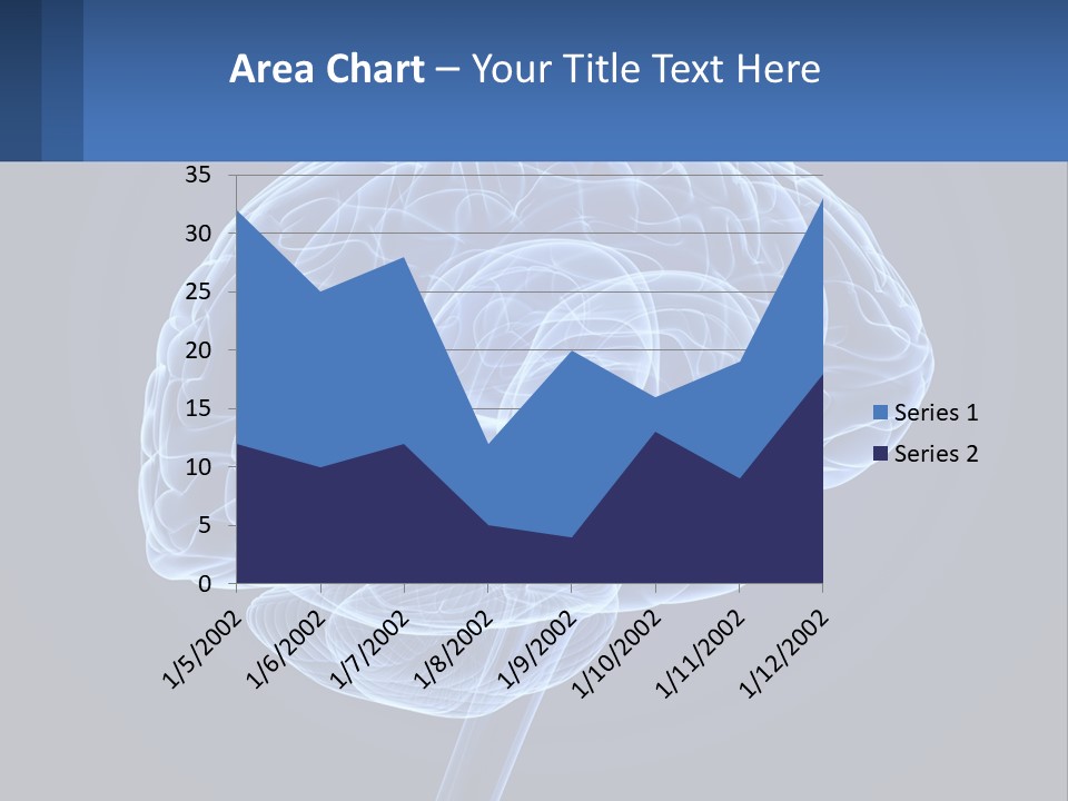 A Blue Brain Powerpoint Presentation Is Shown PowerPoint Template