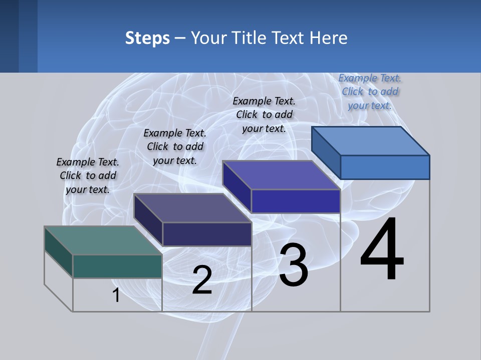 A Blue Brain Powerpoint Presentation Is Shown PowerPoint Template