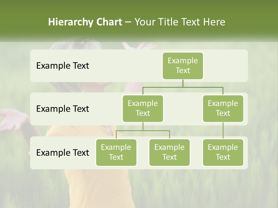 A Woman Standing In A Field Of Green Grass PowerPoint Template