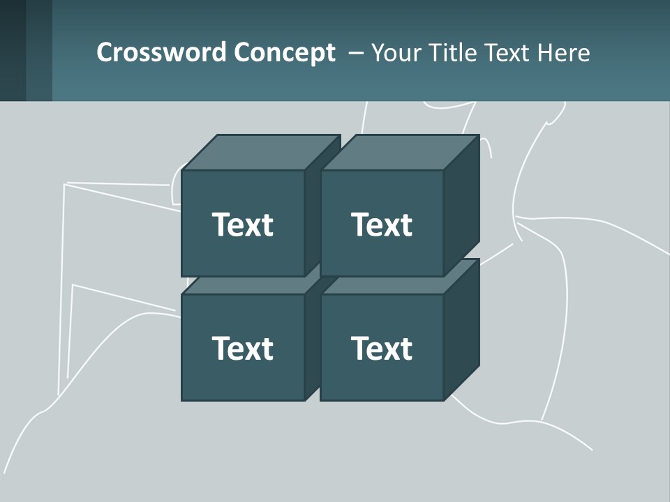 A Man Sitting In Front Of A Desk With A Computer On It PowerPoint Template