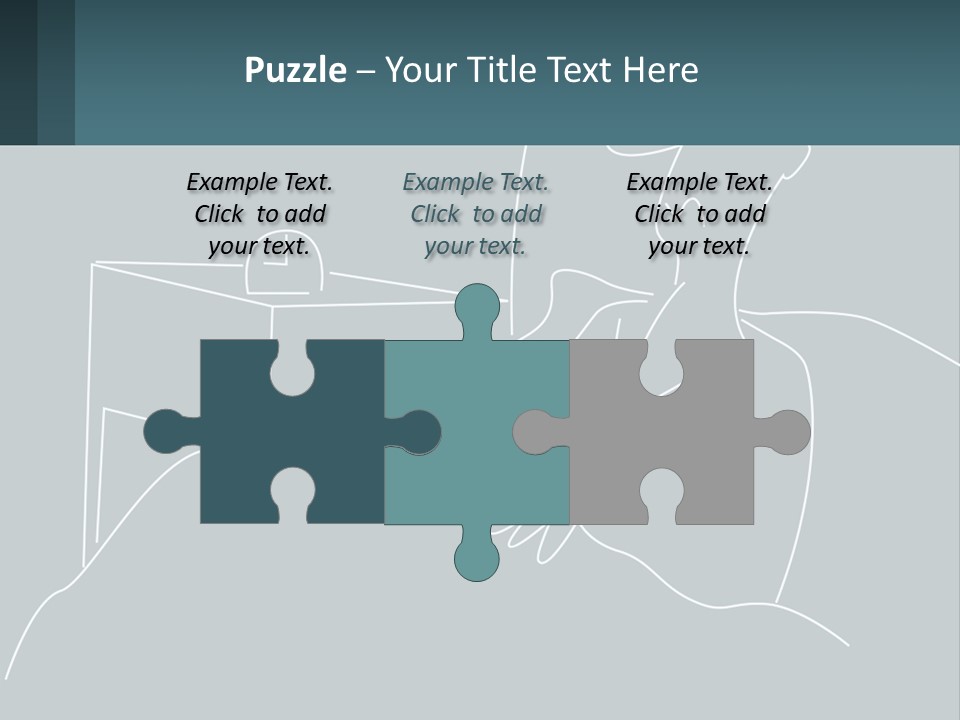 A Man Sitting In Front Of A Desk With A Computer On It PowerPoint Template