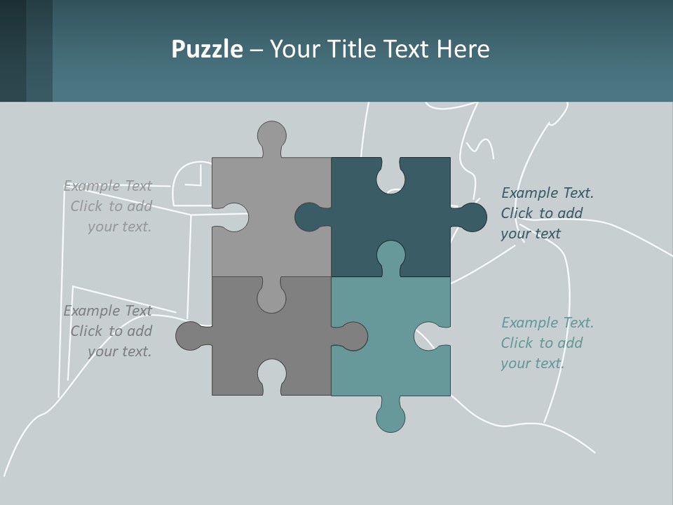 A Man Sitting In Front Of A Desk With A Computer On It PowerPoint Template