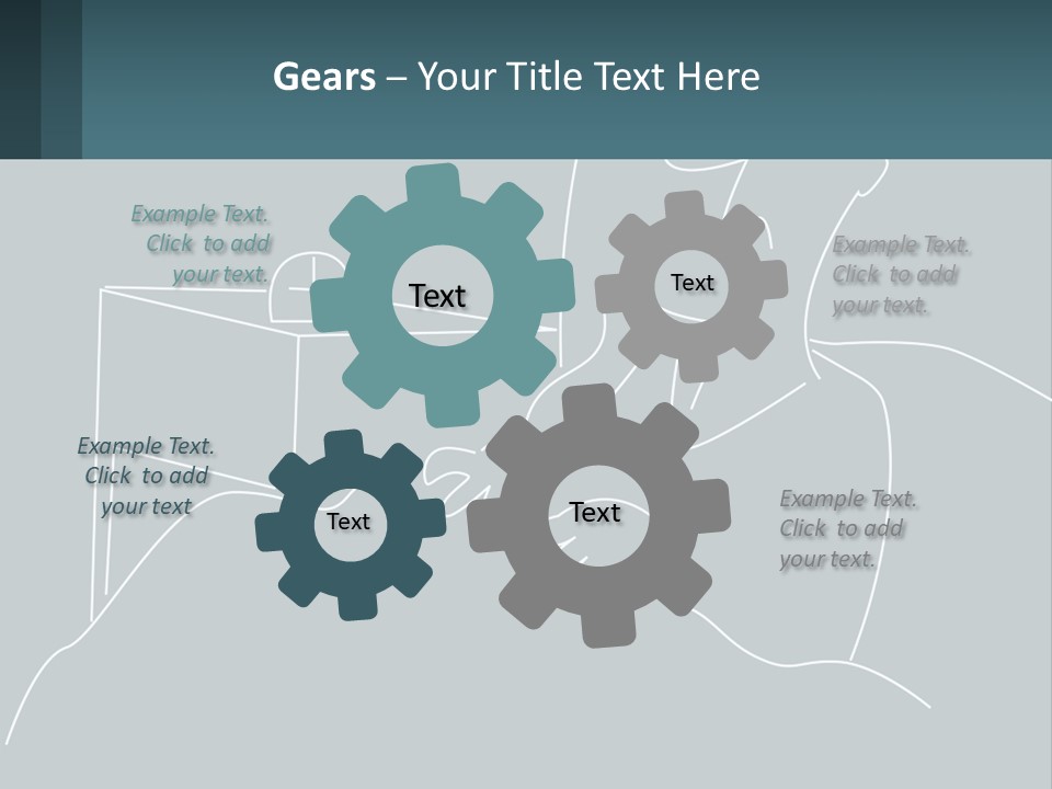 A Man Sitting In Front Of A Desk With A Computer On It PowerPoint Template