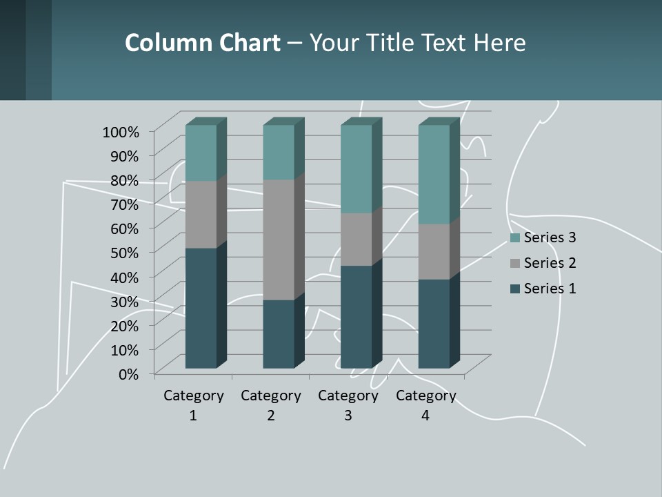 A Man Sitting In Front Of A Desk With A Computer On It PowerPoint Template