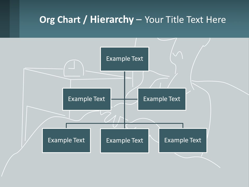 A Man Sitting In Front Of A Desk With A Computer On It PowerPoint Template