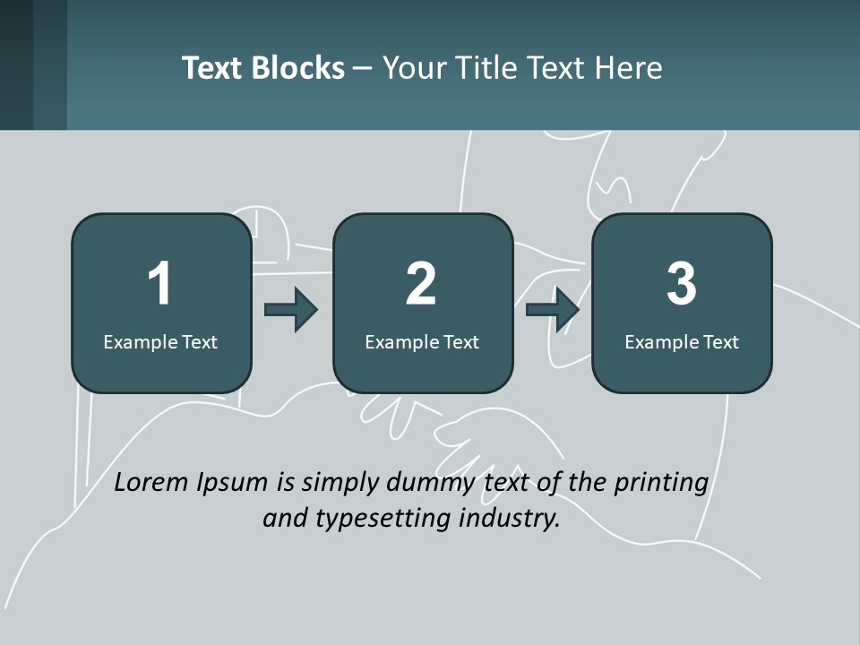 A Man Sitting In Front Of A Desk With A Computer On It PowerPoint Template