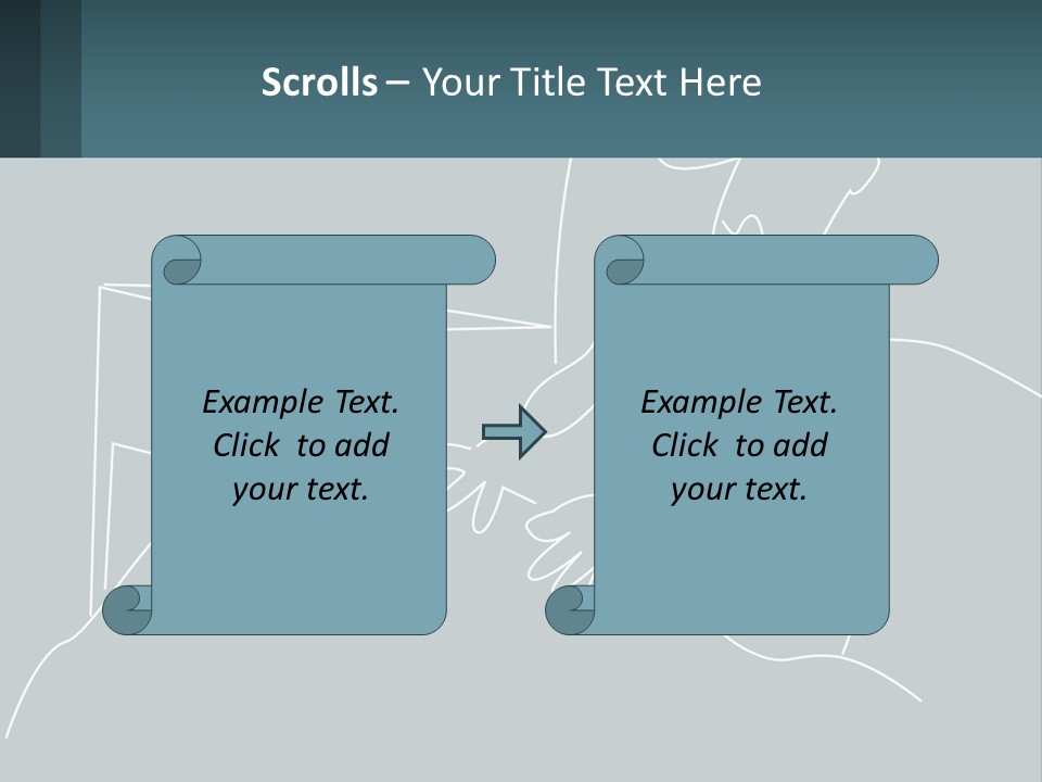 A Man Sitting In Front Of A Desk With A Computer On It PowerPoint Template
