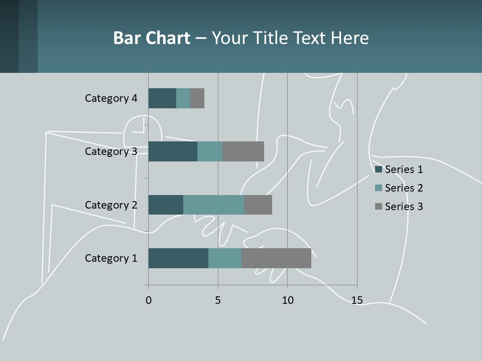 A Man Sitting In Front Of A Desk With A Computer On It PowerPoint Template