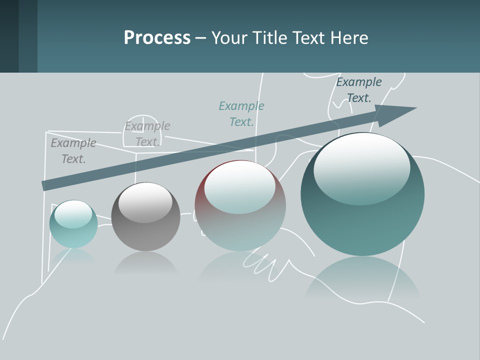 A Man Sitting In Front Of A Desk With A Computer On It PowerPoint Template