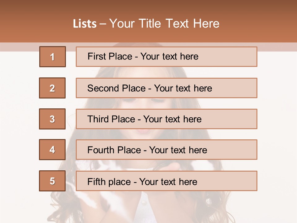 A Little Girl Is Blowing Bubbles In Her Hands PowerPoint Template