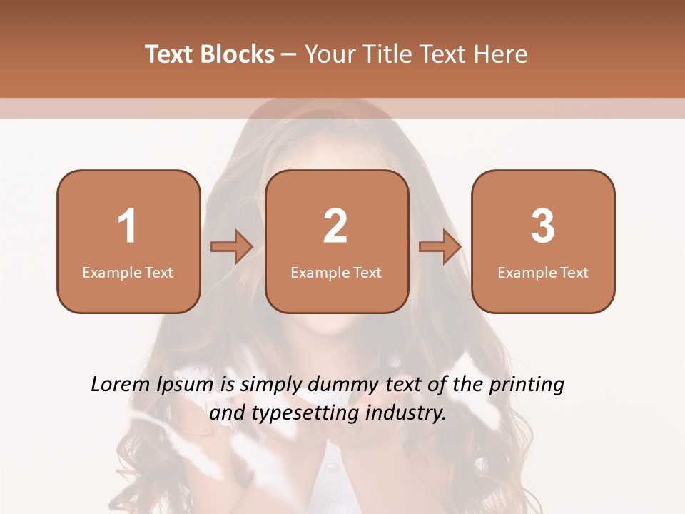 A Little Girl Is Blowing Bubbles In Her Hands PowerPoint Template