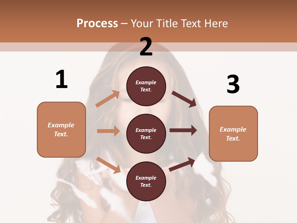 A Little Girl Is Blowing Bubbles In Her Hands PowerPoint Template