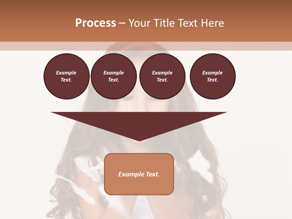 A Little Girl Is Blowing Bubbles In Her Hands PowerPoint Template