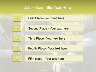 A Group Of Elderly Men Playing Cards At A Picnic Table PowerPoint Template