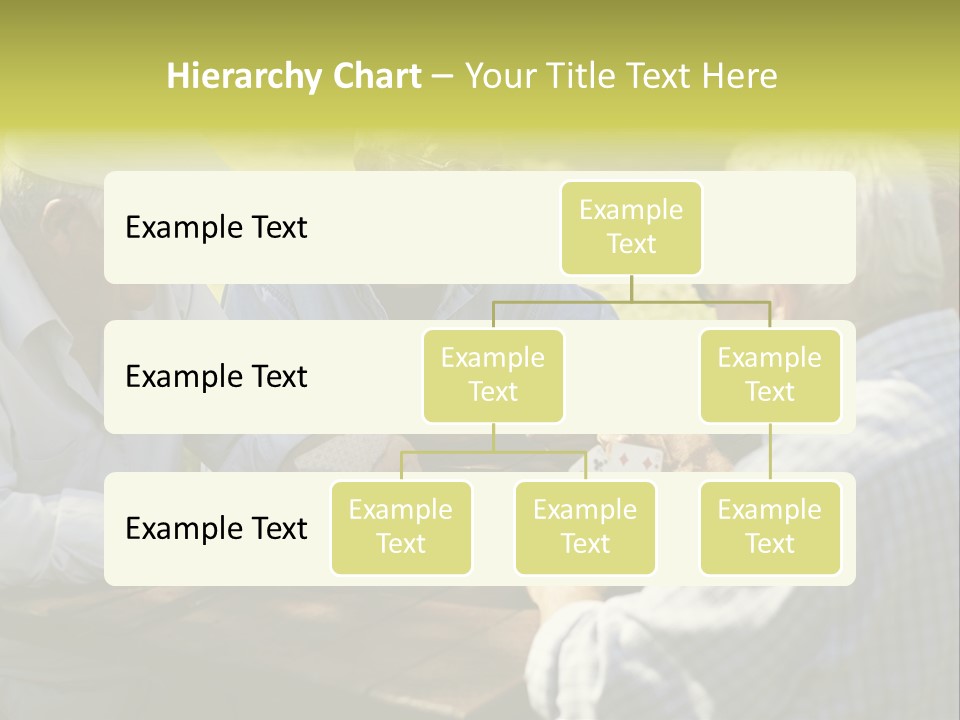 A Group Of Elderly Men Playing Cards At A Picnic Table PowerPoint Template