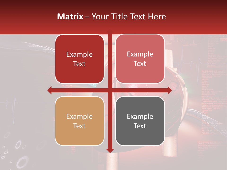 A Medical Powerpoint Presentation With A Heart PowerPoint Template