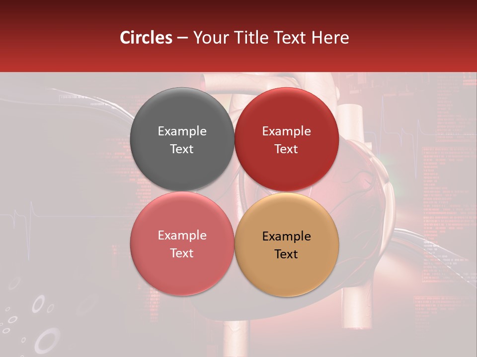 A Medical Powerpoint Presentation With A Heart PowerPoint Template