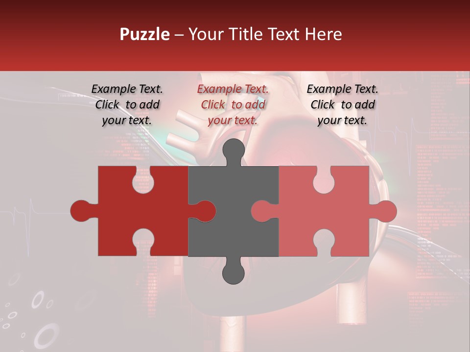 A Medical Powerpoint Presentation With A Heart PowerPoint Template