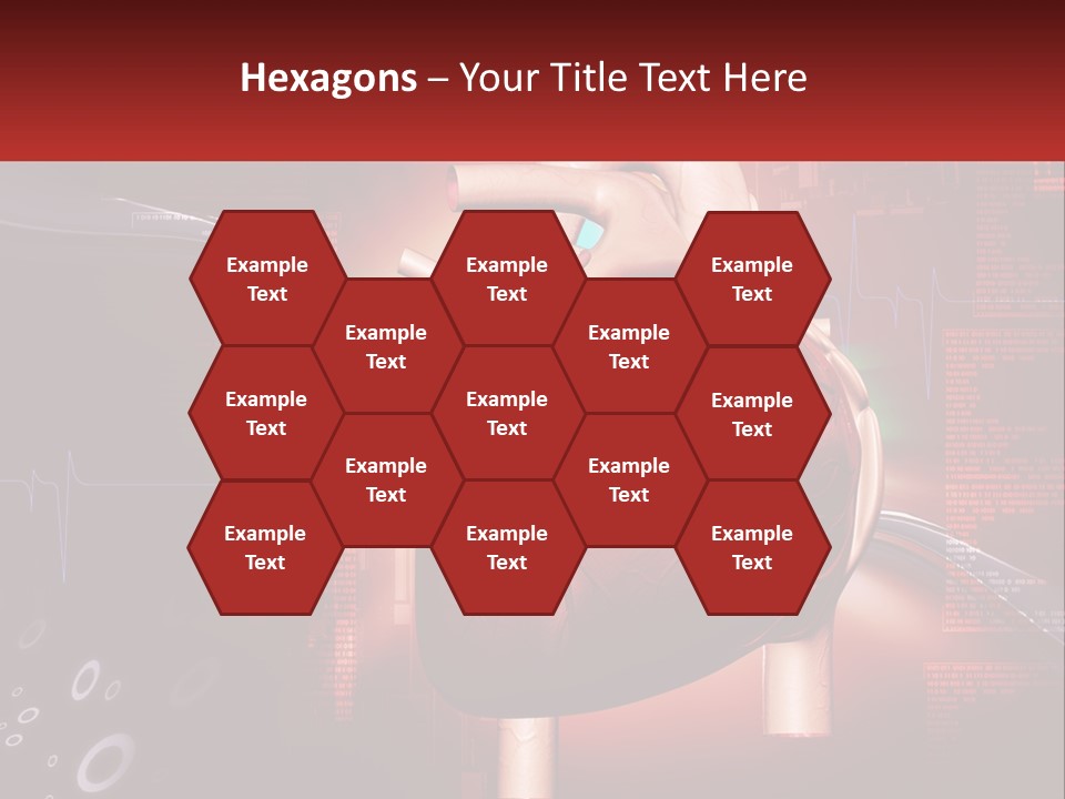 A Medical Powerpoint Presentation With A Heart PowerPoint Template