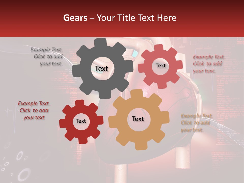 A Medical Powerpoint Presentation With A Heart PowerPoint Template