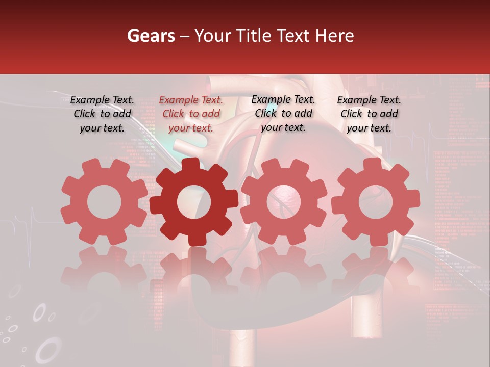 A Medical Powerpoint Presentation With A Heart PowerPoint Template