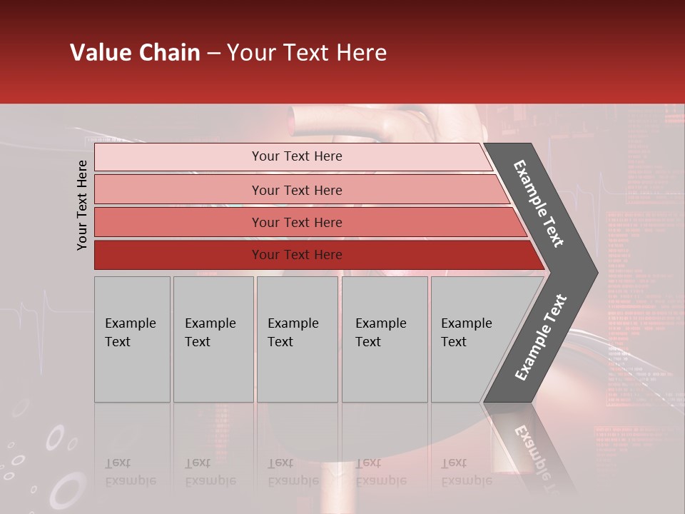 A Medical Powerpoint Presentation With A Heart PowerPoint Template