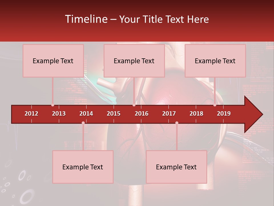 A Medical Powerpoint Presentation With A Heart PowerPoint Template