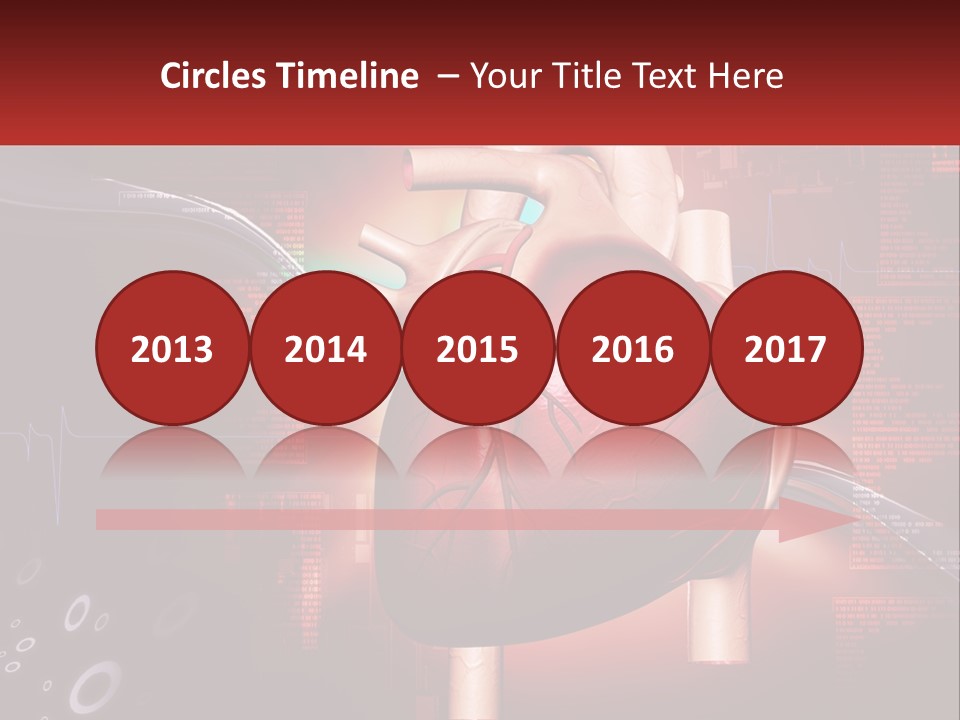 A Medical Powerpoint Presentation With A Heart PowerPoint Template