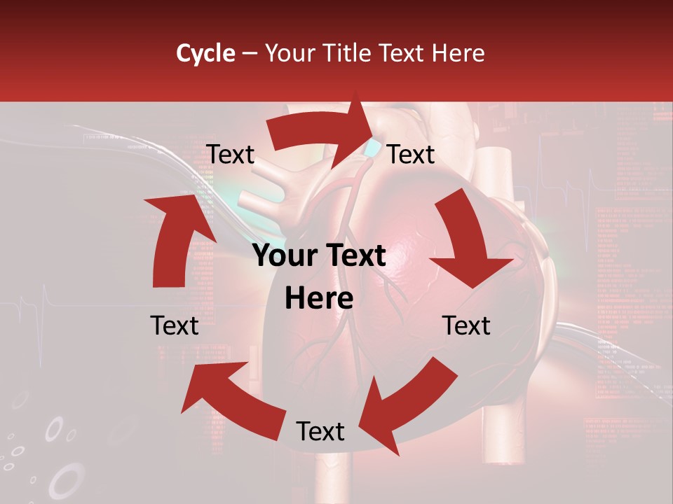 A Medical Powerpoint Presentation With A Heart PowerPoint Template