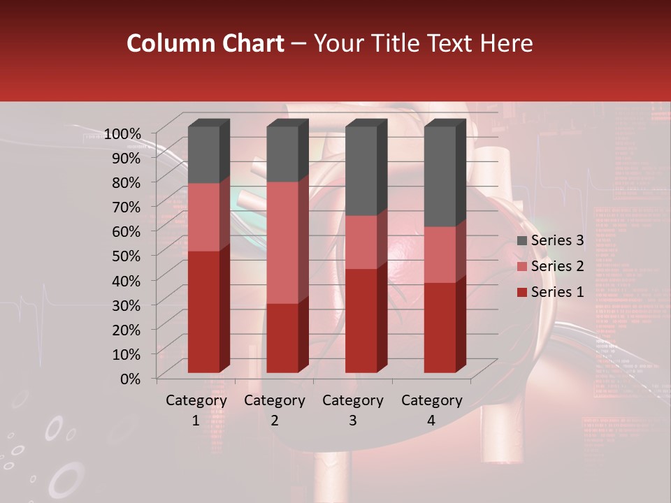 A Medical Powerpoint Presentation With A Heart PowerPoint Template