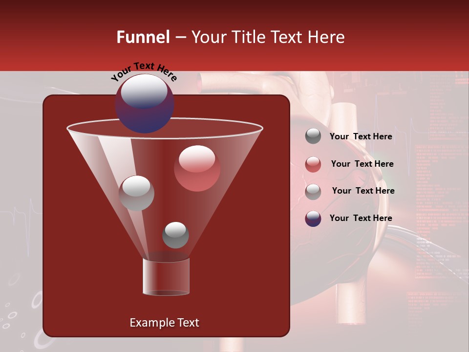 A Medical Powerpoint Presentation With A Heart PowerPoint Template