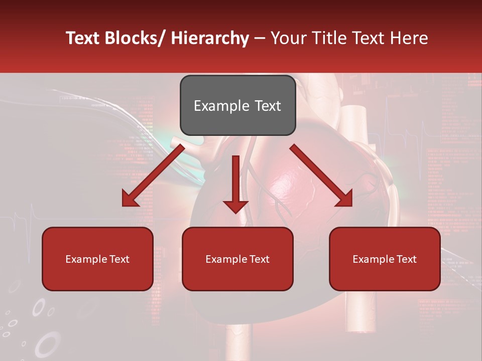A Medical Powerpoint Presentation With A Heart PowerPoint Template