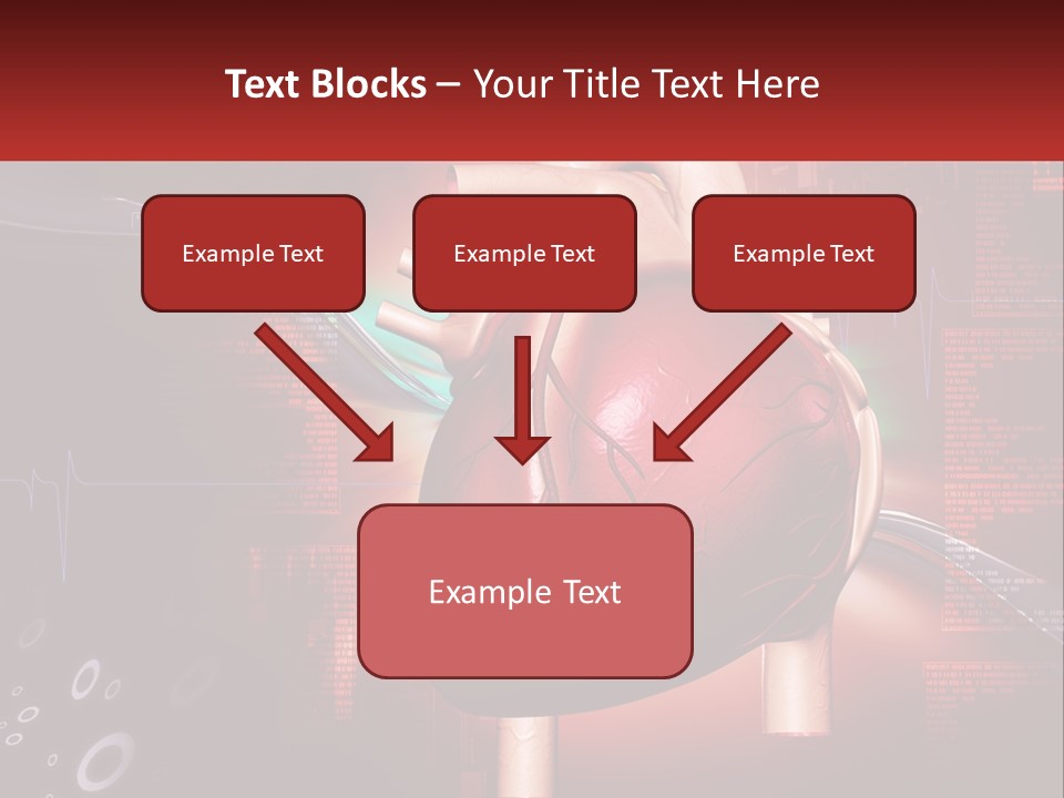 A Medical Powerpoint Presentation With A Heart PowerPoint Template