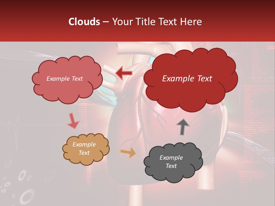 A Medical Powerpoint Presentation With A Heart PowerPoint Template