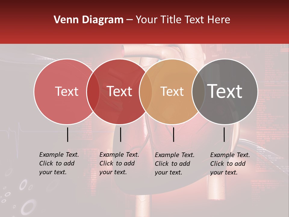 A Medical Powerpoint Presentation With A Heart PowerPoint Template