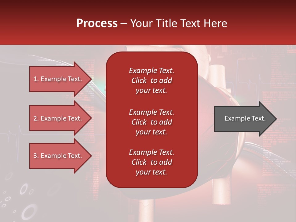 A Medical Powerpoint Presentation With A Heart PowerPoint Template