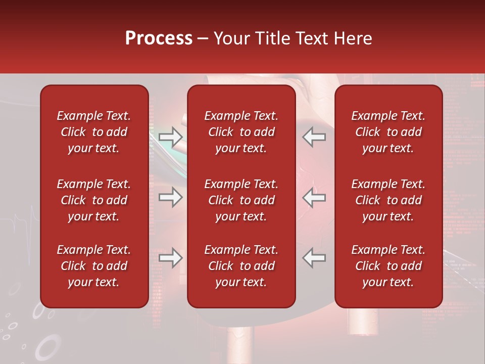 A Medical Powerpoint Presentation With A Heart PowerPoint Template