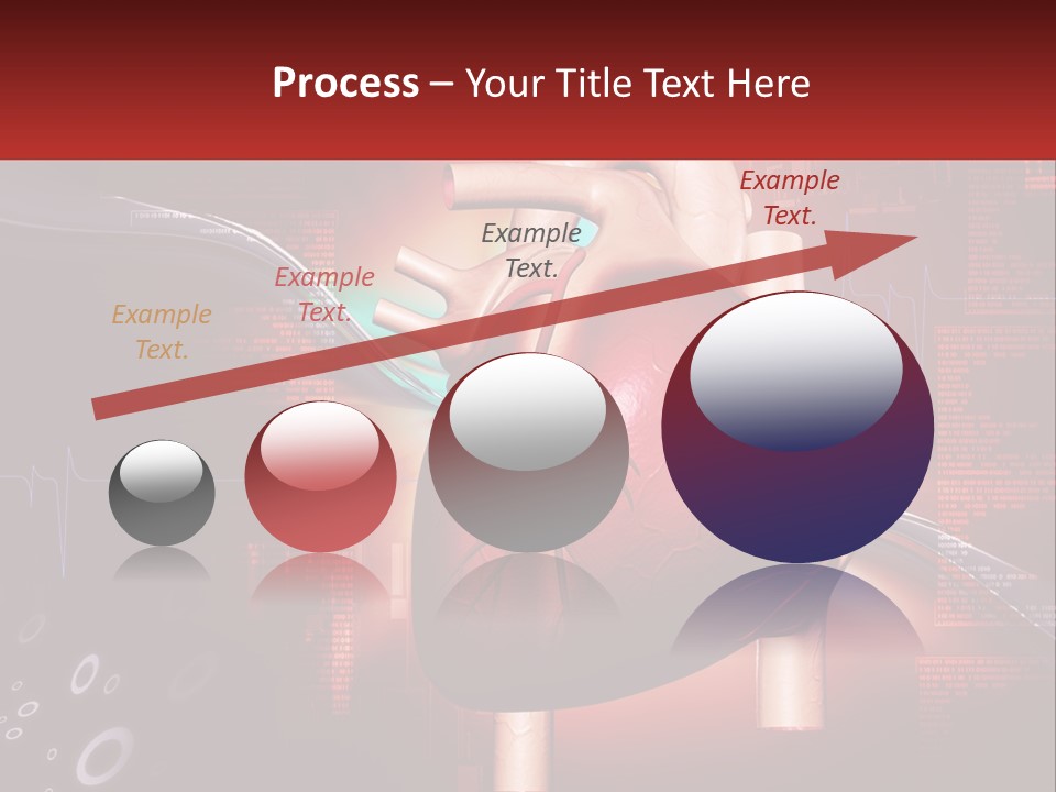 A Medical Powerpoint Presentation With A Heart PowerPoint Template