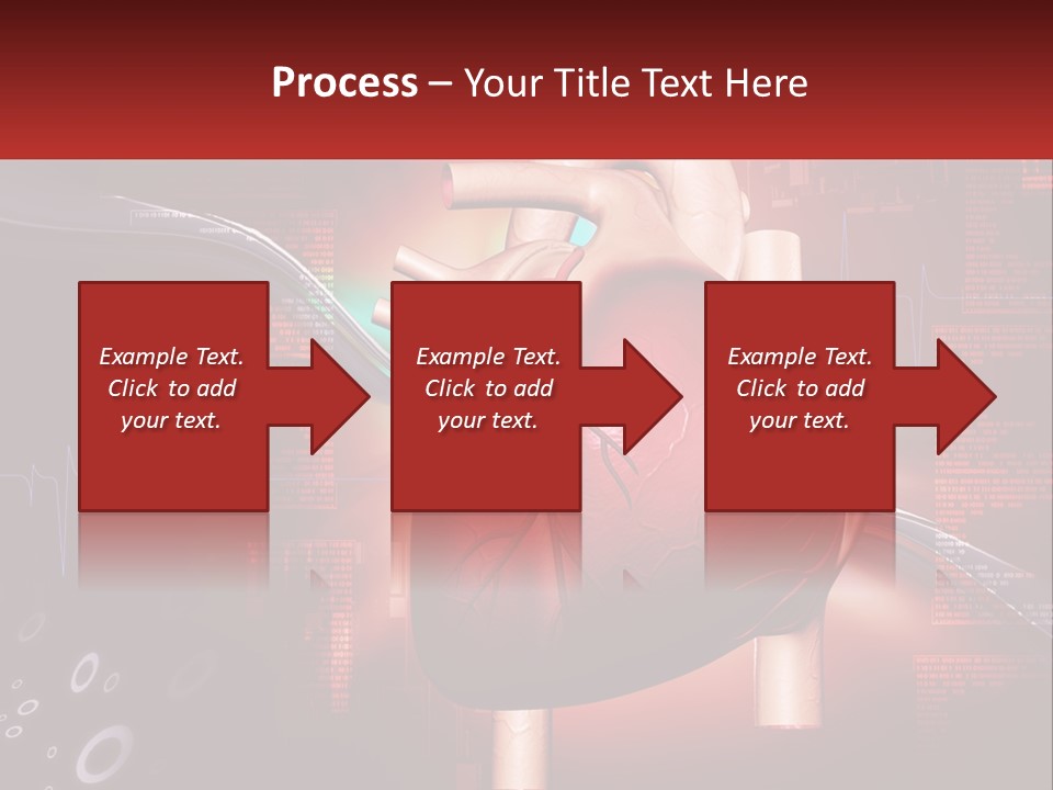 A Medical Powerpoint Presentation With A Heart PowerPoint Template