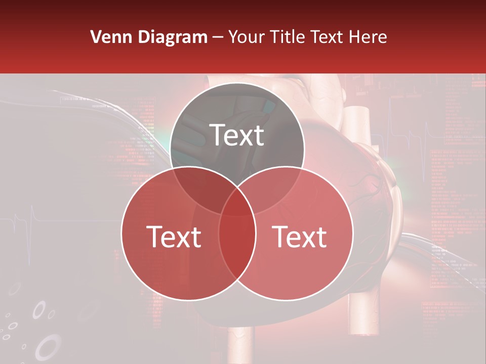 A Medical Powerpoint Presentation With A Heart PowerPoint Template