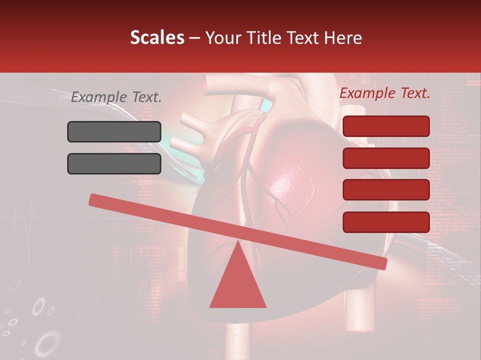 A Medical Powerpoint Presentation With A Heart PowerPoint Template
