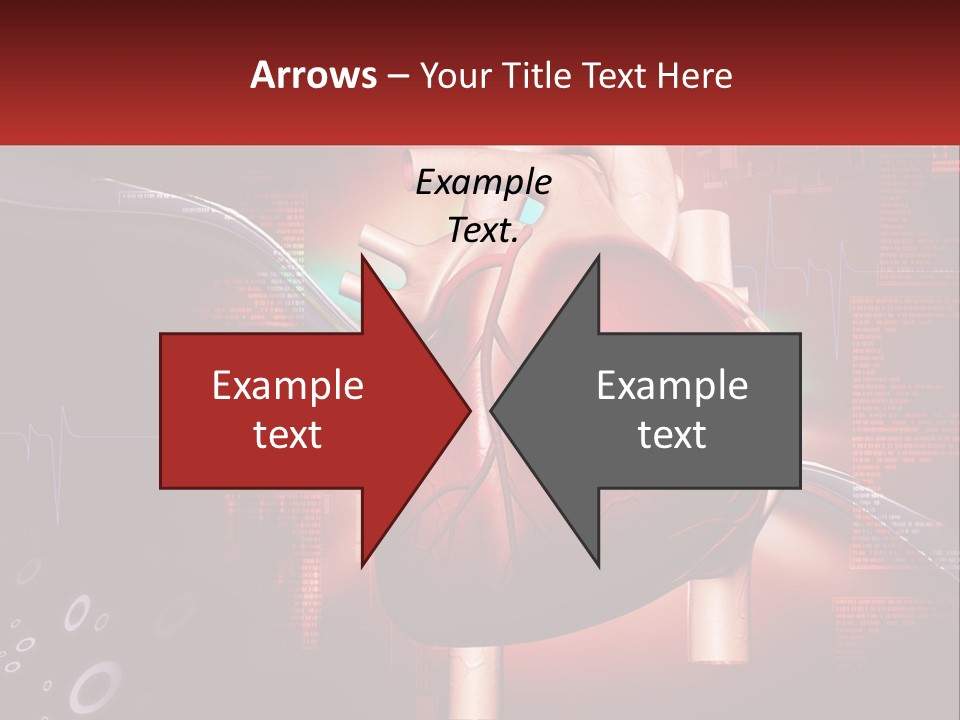 A Medical Powerpoint Presentation With A Heart PowerPoint Template