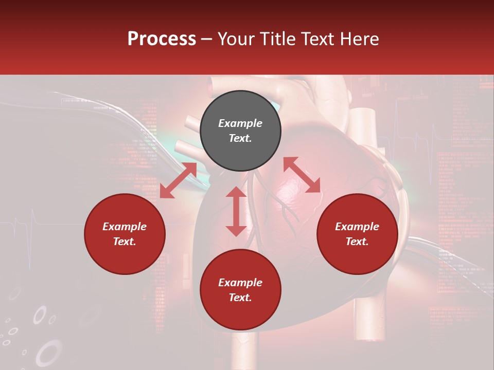 A Medical Powerpoint Presentation With A Heart PowerPoint Template
