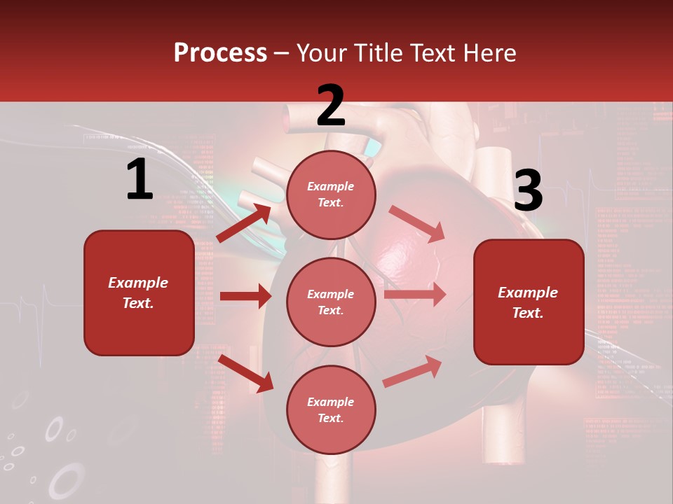 A Medical Powerpoint Presentation With A Heart PowerPoint Template