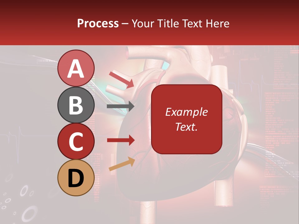 A Medical Powerpoint Presentation With A Heart PowerPoint Template