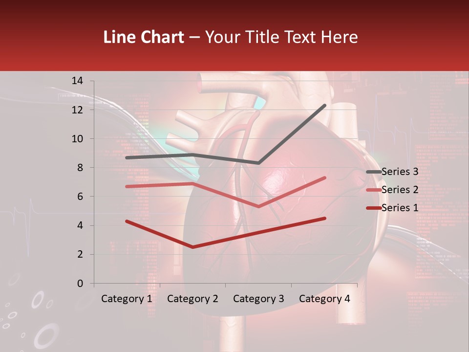 A Medical Powerpoint Presentation With A Heart PowerPoint Template