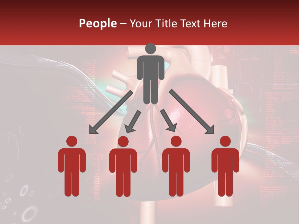 A Medical Powerpoint Presentation With A Heart PowerPoint Template