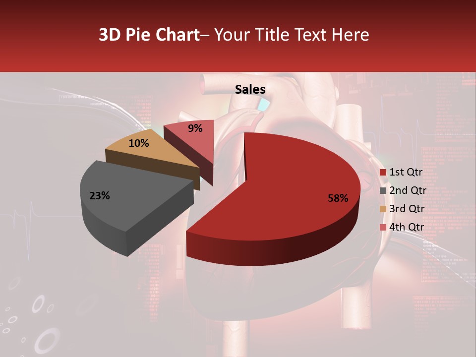 A Medical Powerpoint Presentation With A Heart PowerPoint Template