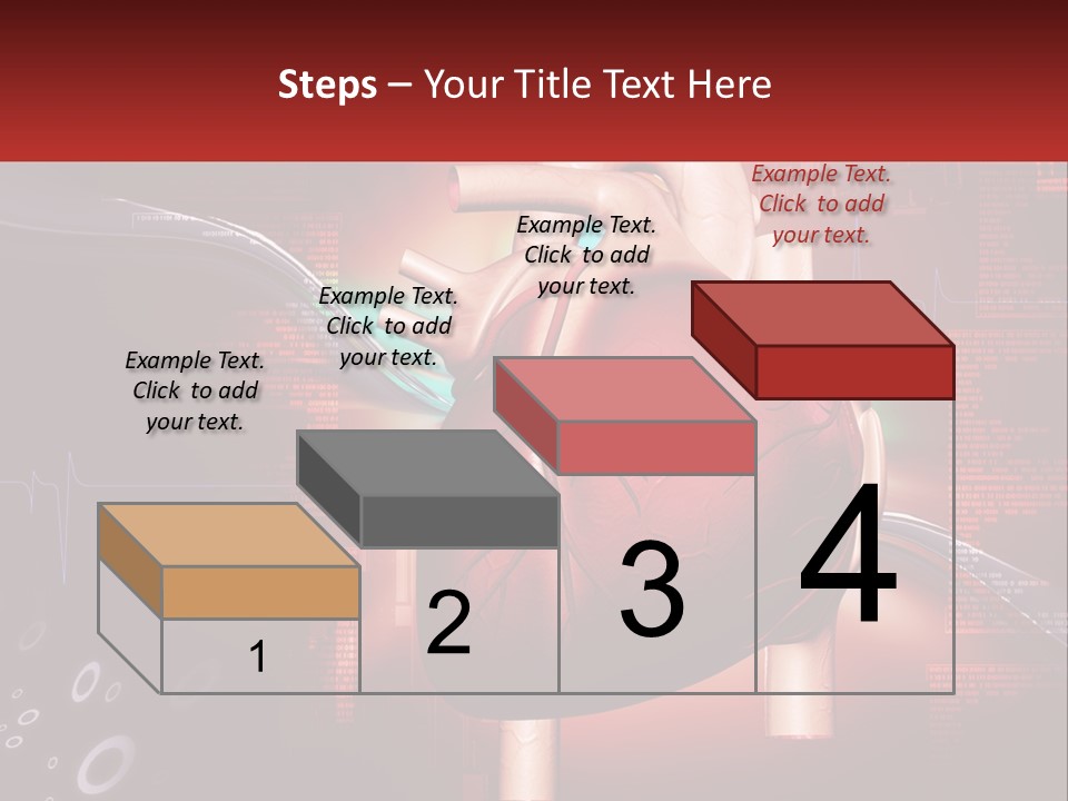 A Medical Powerpoint Presentation With A Heart PowerPoint Template